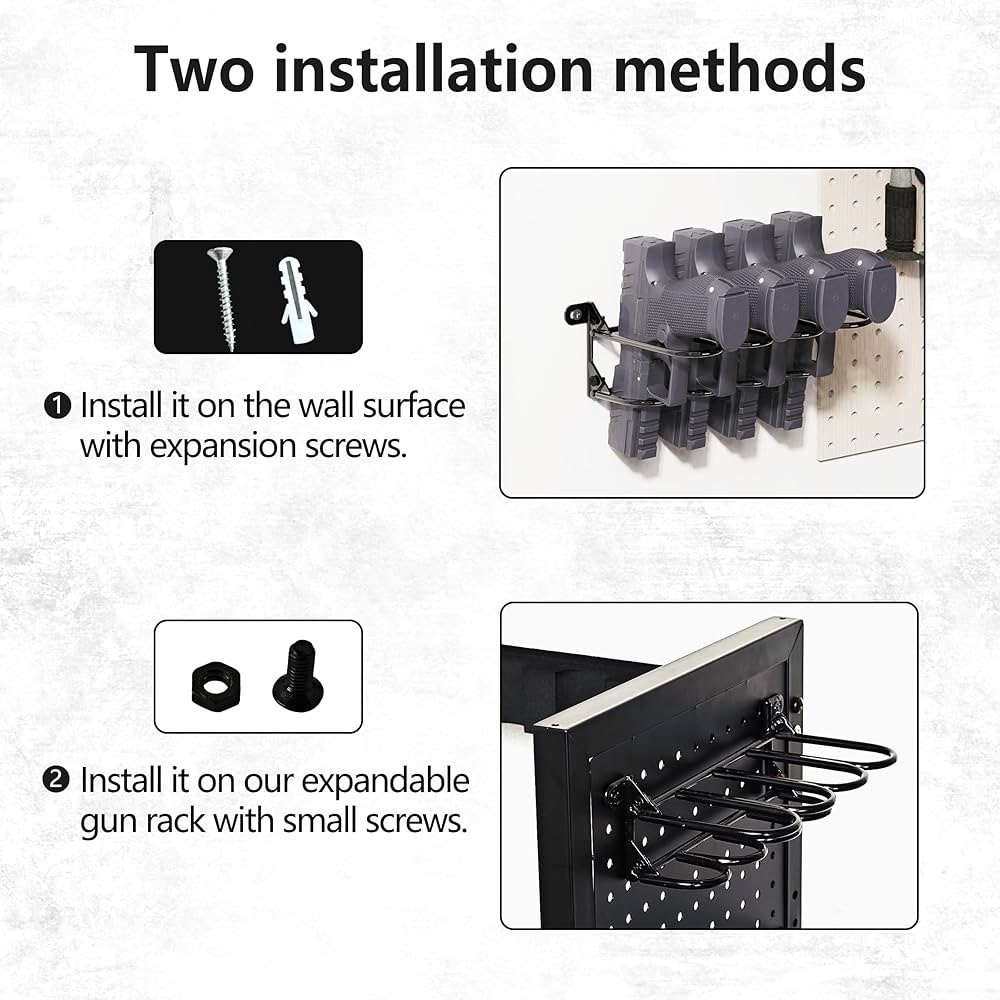 Pistol Rack Wall Mount