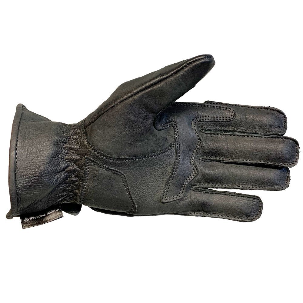 Frank Thomas Worker Motorcycle Gloves Mens Leather Grey