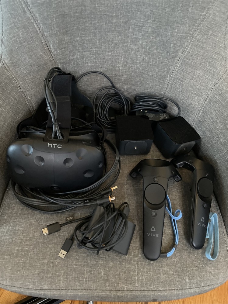 🔥 HTC Vive Virtual Reality Headset - FULL KIT with box 🔥 🚀SHIPS WORLDWIDE🚀