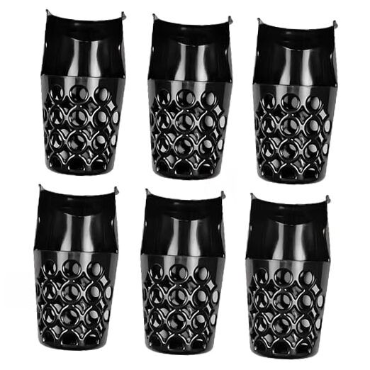 6 Pack Pool Table Pockets, Large Capacity Replacement Pockets for Billiard