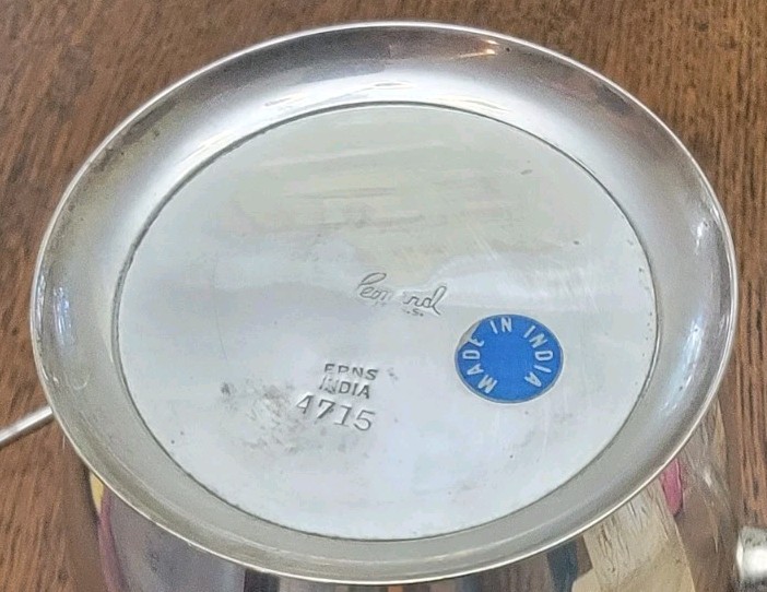 Mint Julep Pitcher Cocktail Silverplate with Stirrer 1 Liter