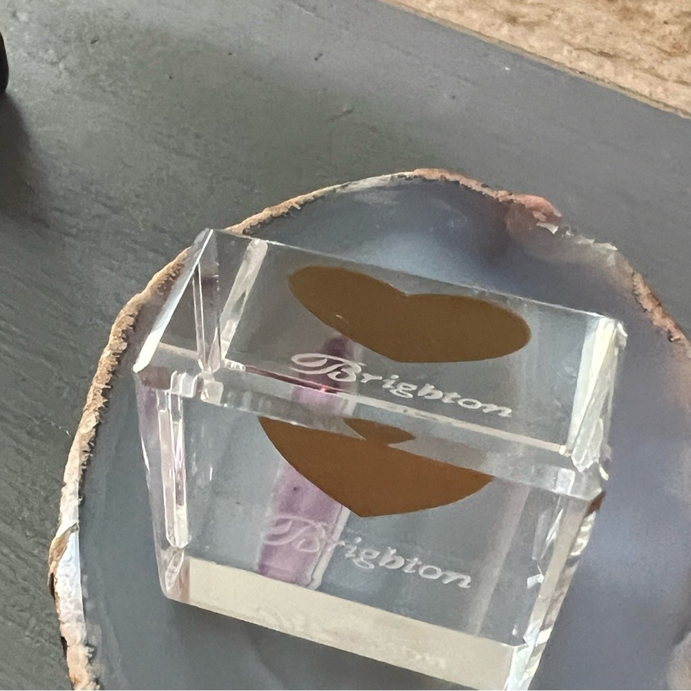 Brighton Gold Heart Paperweight