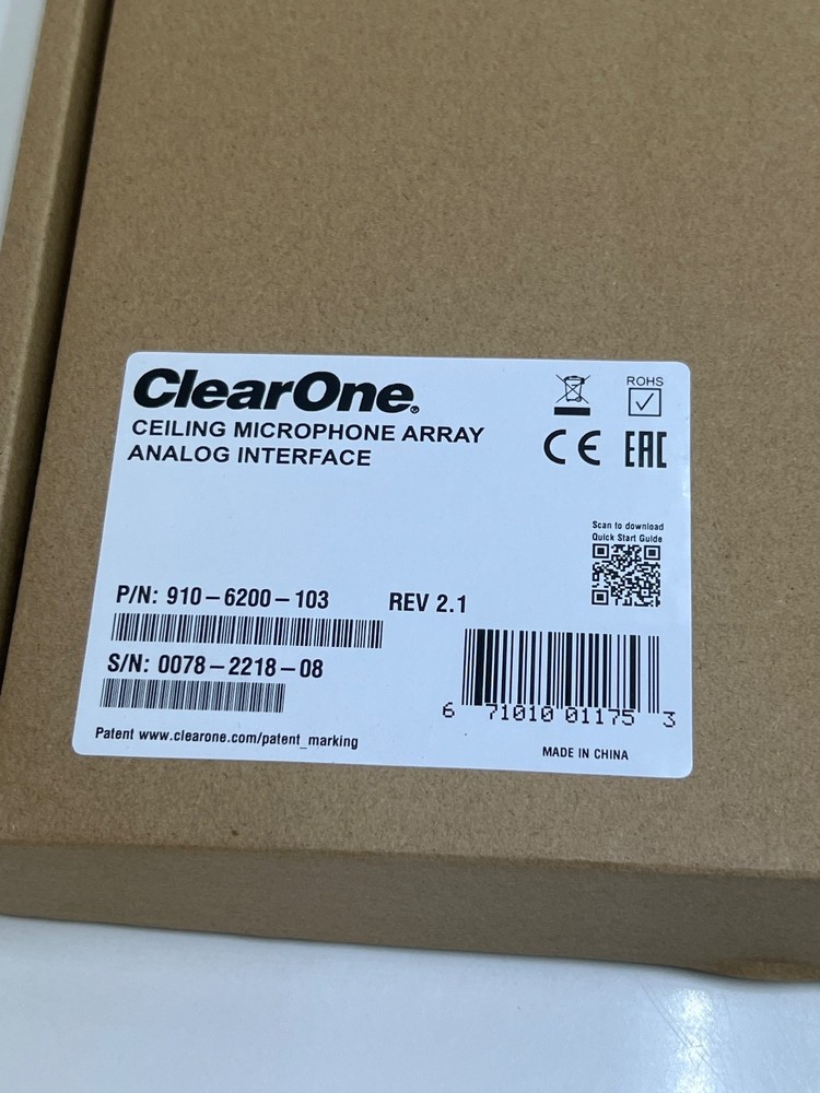 ClearOne 910-6200-103 Ceiling Microphone Array Analog Interface