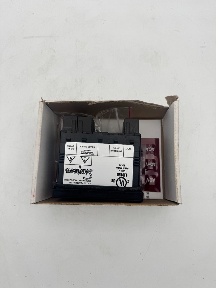 Simpson H335171021 Hawk 3 Digital Panel Meter/Controller (New! Open Box)