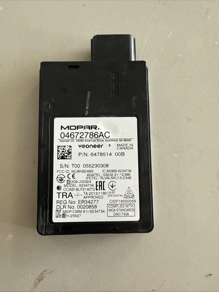 2017-2022 CHRYSLER PACIFICA Bind Spot Sensor Module 04672786AC