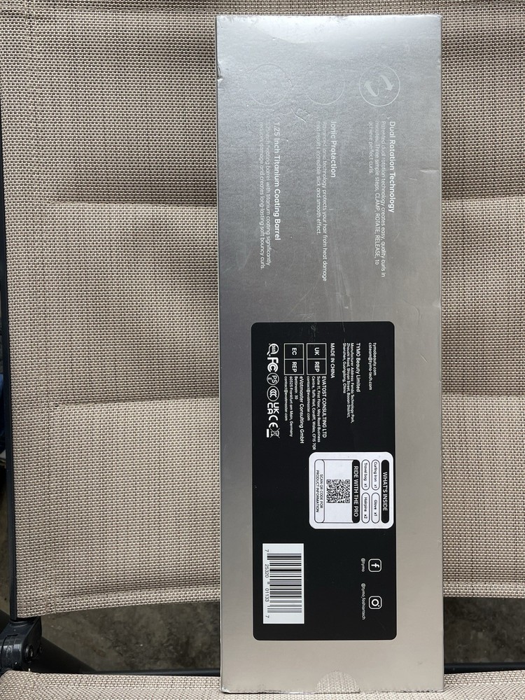 NIB - TYMO ROTA - Ionic Rotating Curling Iron - MSRP - $99