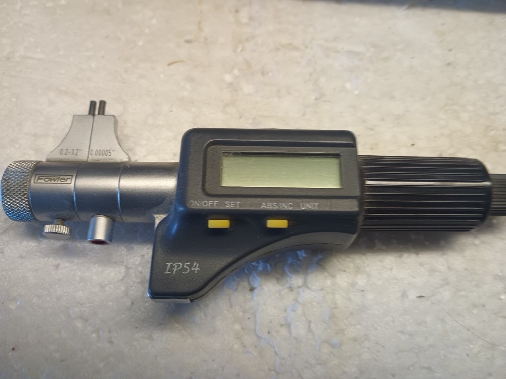 Fowler .2 - 1.2" Digital Inside Micrometer .00005" IP54 Untested