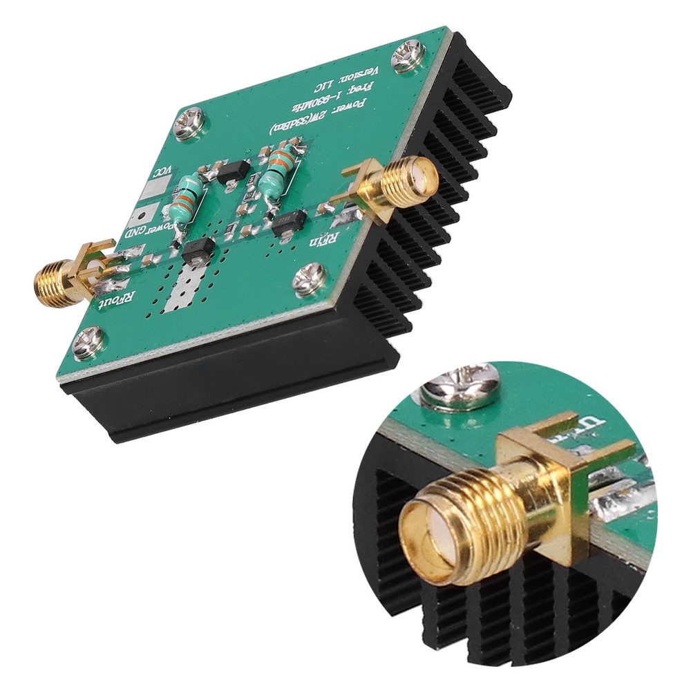 RF Power Wideband Amplifier Amplification Module 1-930MHz Working Frequency