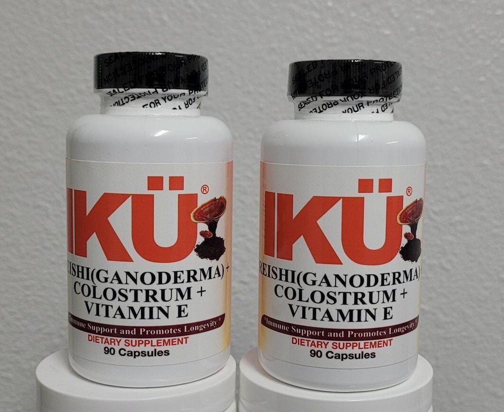 Ganoderma+Colostrum+Vitamin E- Boosts your immune System- 90 Capsules