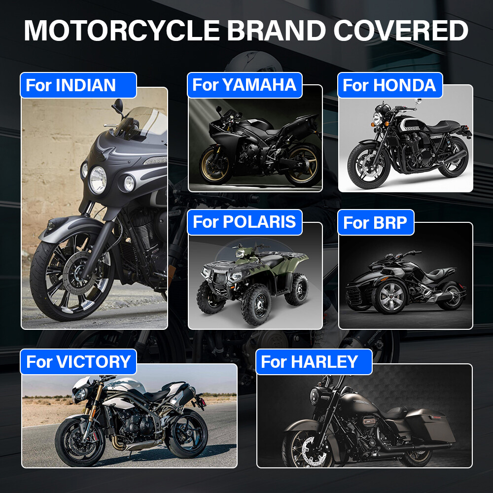 OBDPROG MOTO100 Motorcycle Diagnostic Reset Scanner E-CU Coding Scan Tool