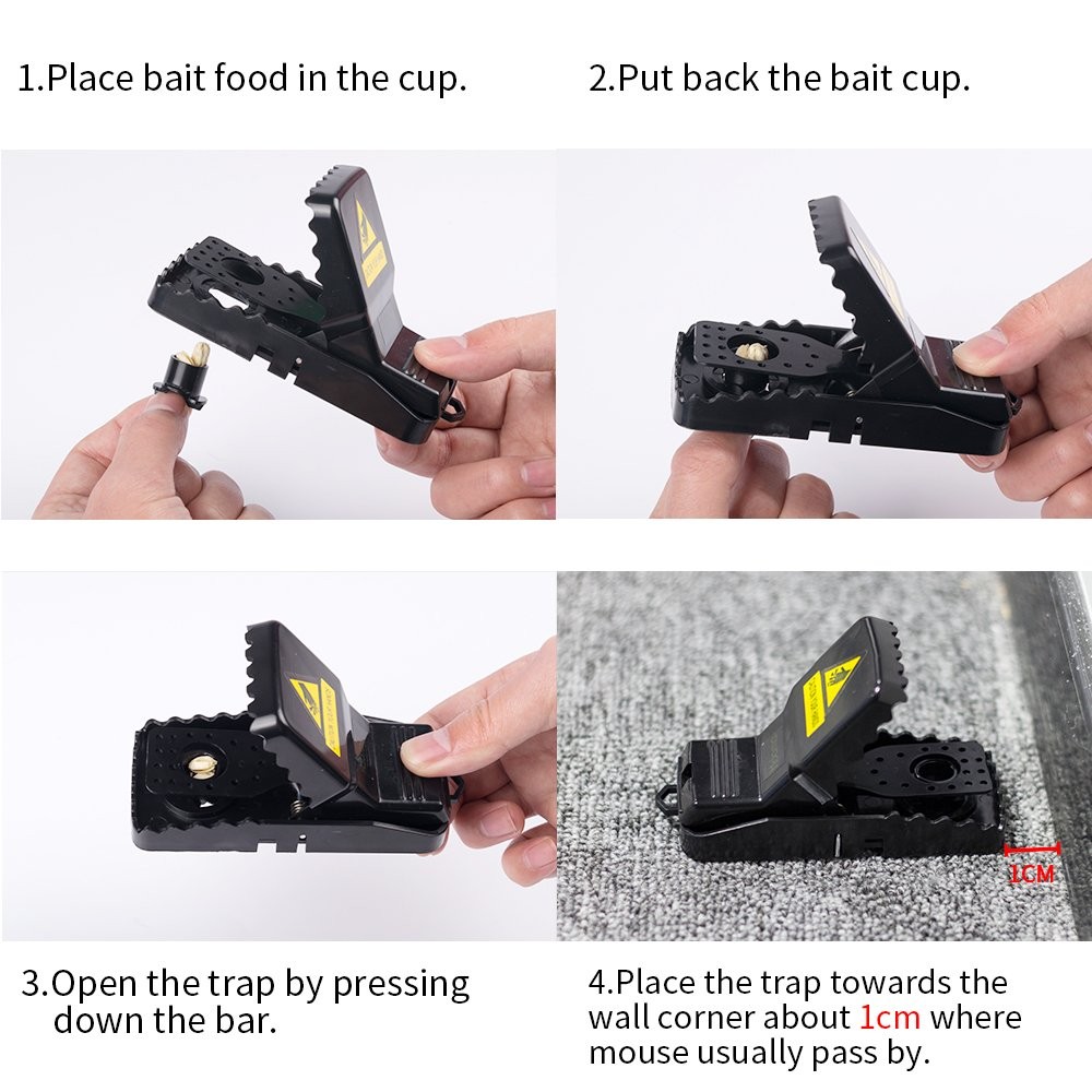 Mouse Trap Mice Traps That Work Best Snap Traps for Small Mice and Mouse Outd...
