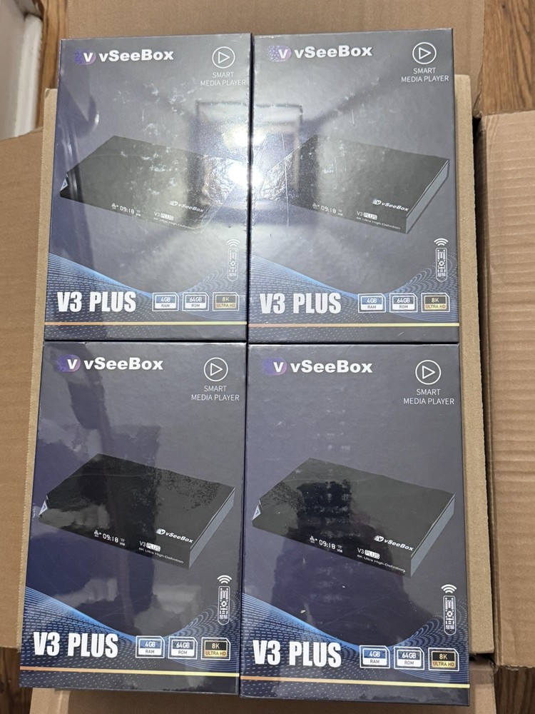 2025 vSeeBox V3 Plus Android TV Box | Voice Remote | 4K UHD ⚾️