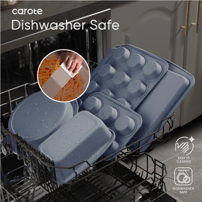 Carote 9 Pc Stackable Nonstick Bakeware Set