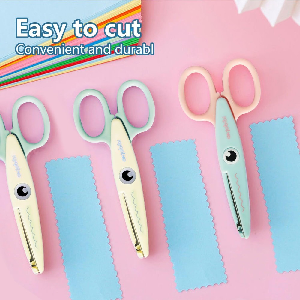 Decorative Pattern Edge Craft Scissors 2-Pack Fancy Scissors Suitable for Fun...