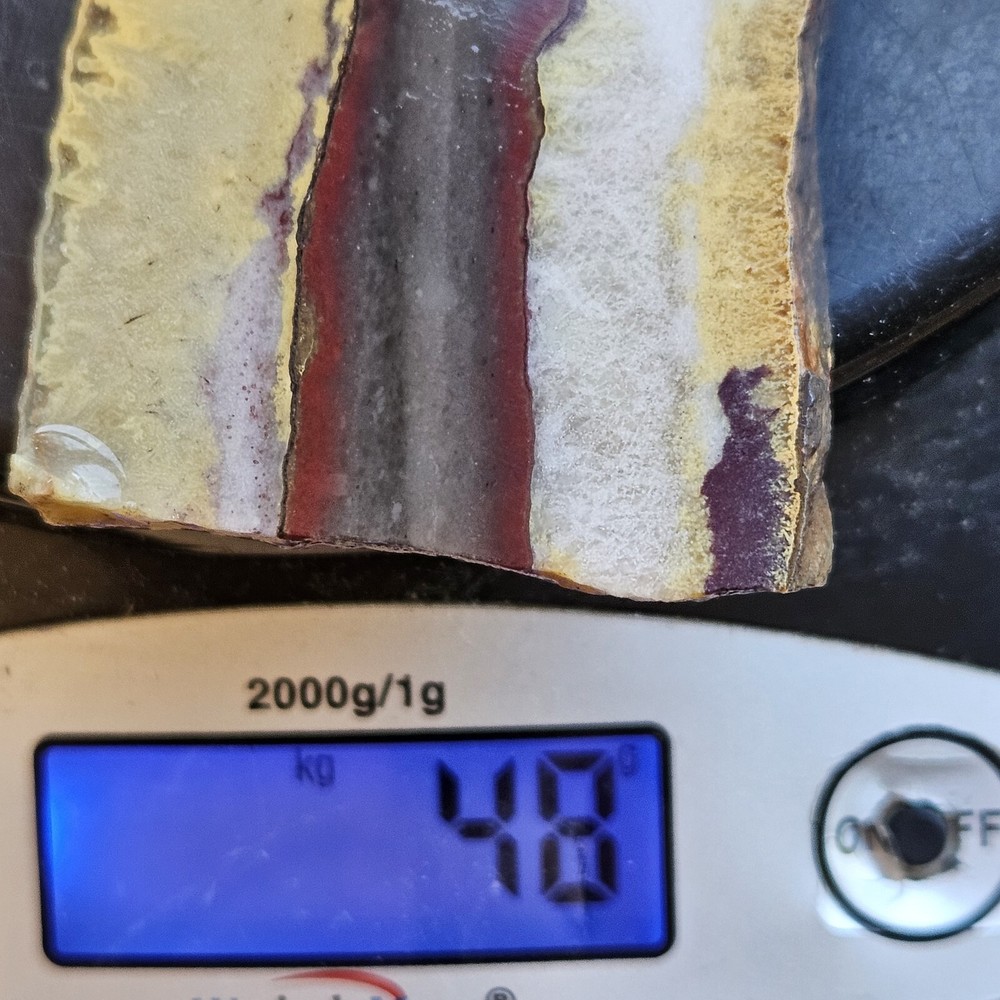 Unknown Seam Agate Lapidary Slab 48 Grams