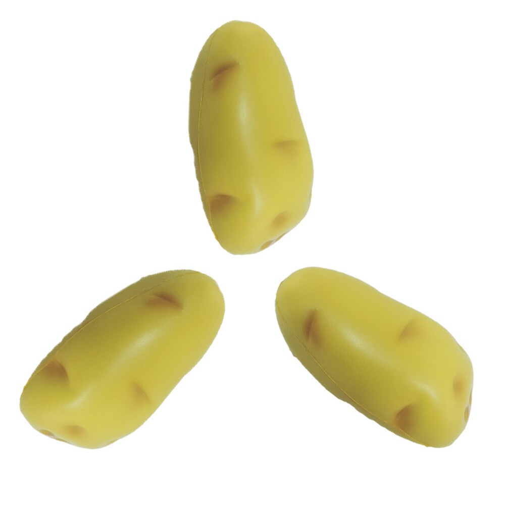 Stress Relief Squeezable Foam Potato 3 Pack