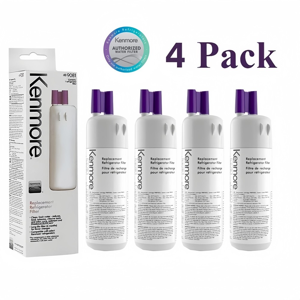 Sealed 4Packs Kenmore 9081 Replacement Refrigerator Water Filter 46-9081 46-9930