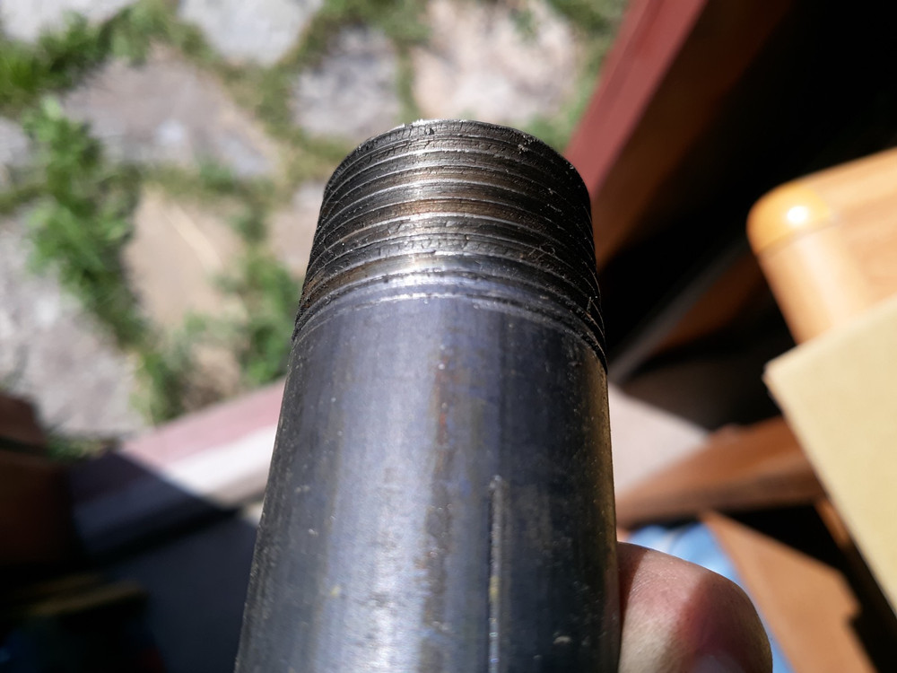 1" x 5 1/2" Threaded Black Pipe Nipple 1 PACK