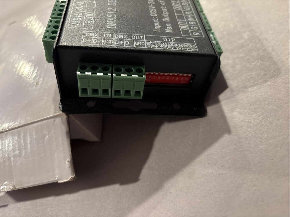 HIGH POWER LED DMX 512 OR DMX512 DECODER 24 CHANNEL