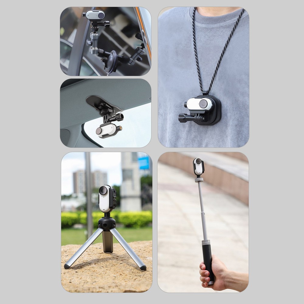 Protective Cage Extension Mount Adapter Replacement For Insta360 Go 3 Camera