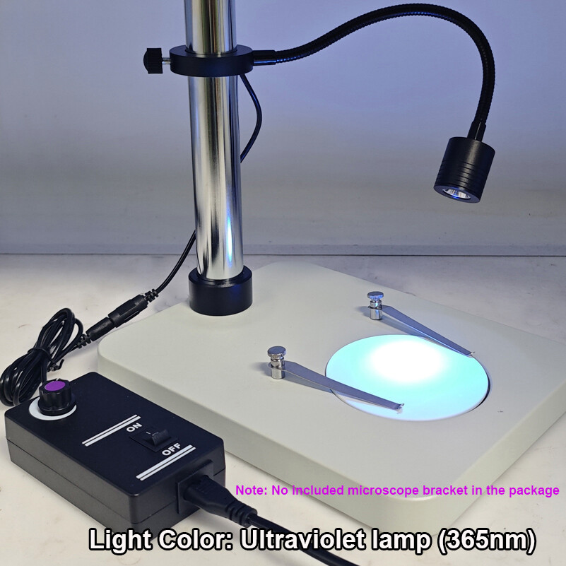 3W Gooseneck Single LED Light Illuminator Lamp For Industry Microscope Camera