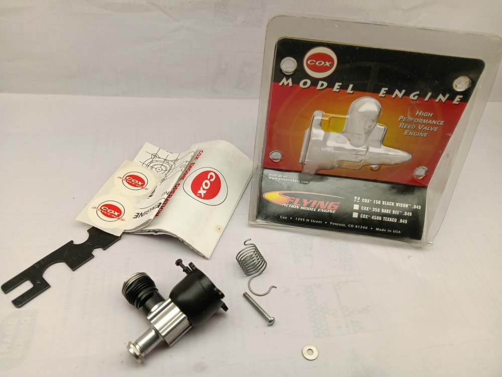 Cox 0.49 Black Widow # 150 Model Engine