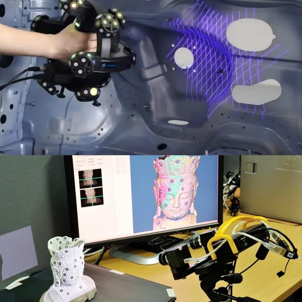 800 pcs 6mm 3D Tracking Dots Reference Point Markers for 3D Scanning,Diffuse ...