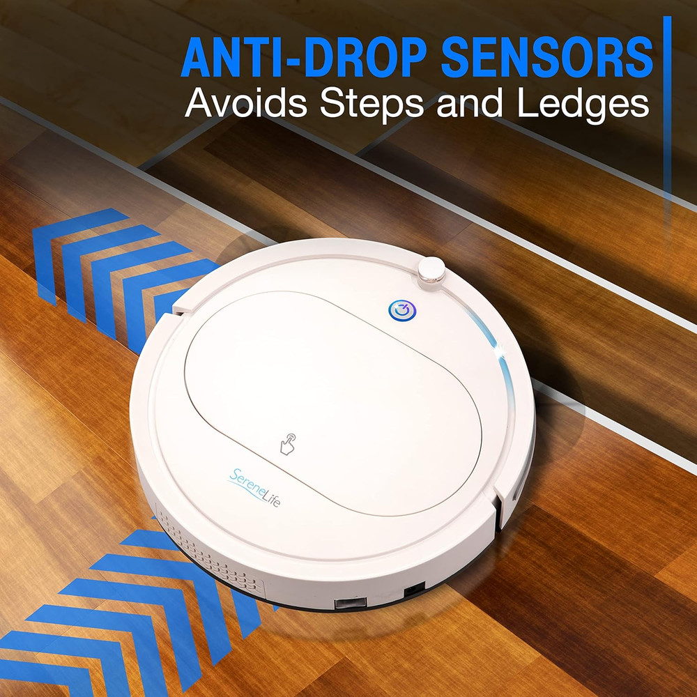 Robot Vacuum Cleaner with Remote Control, Smart Robotic Machine Automatic Floor