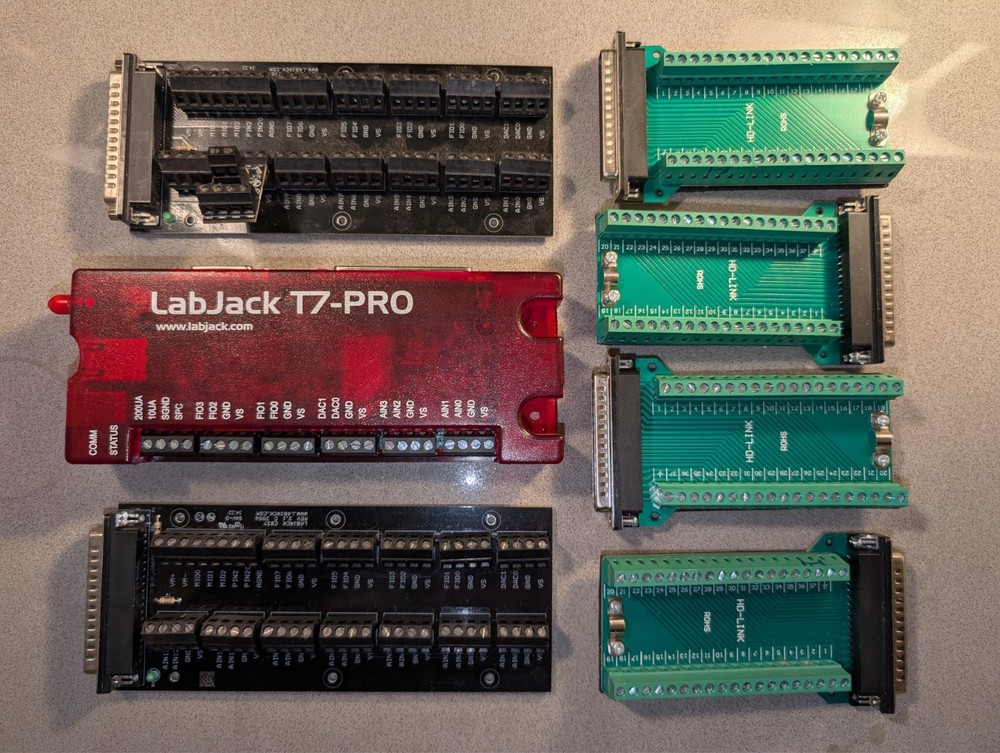 LABJACK T7-PRO + CB37 Terminal Boards + LJTick + BD-37 !!
