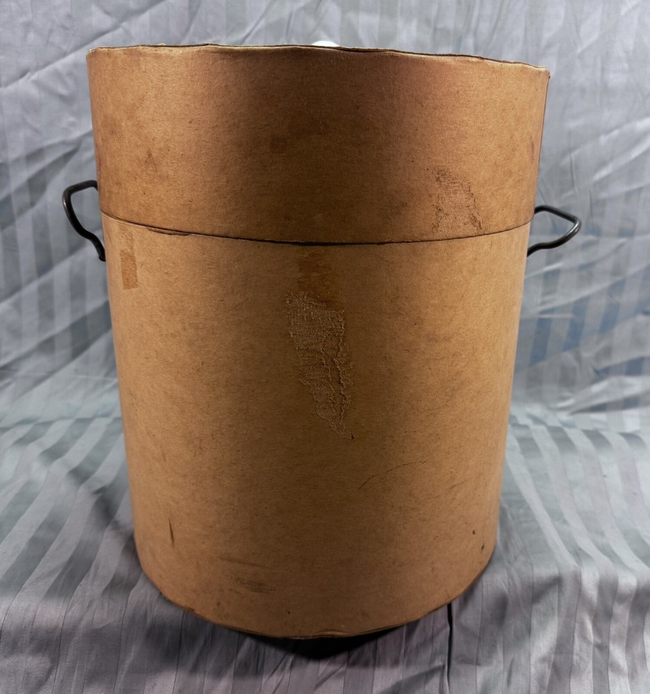 Vintage Essex Wire Corp Empty Magnet Wire Spool Cardboard Box Single Soderon