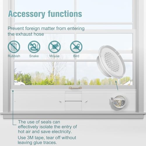 Window Duct Kit Dryer Window Vent Kit for 4” Dryer Window Vent Panel Kit