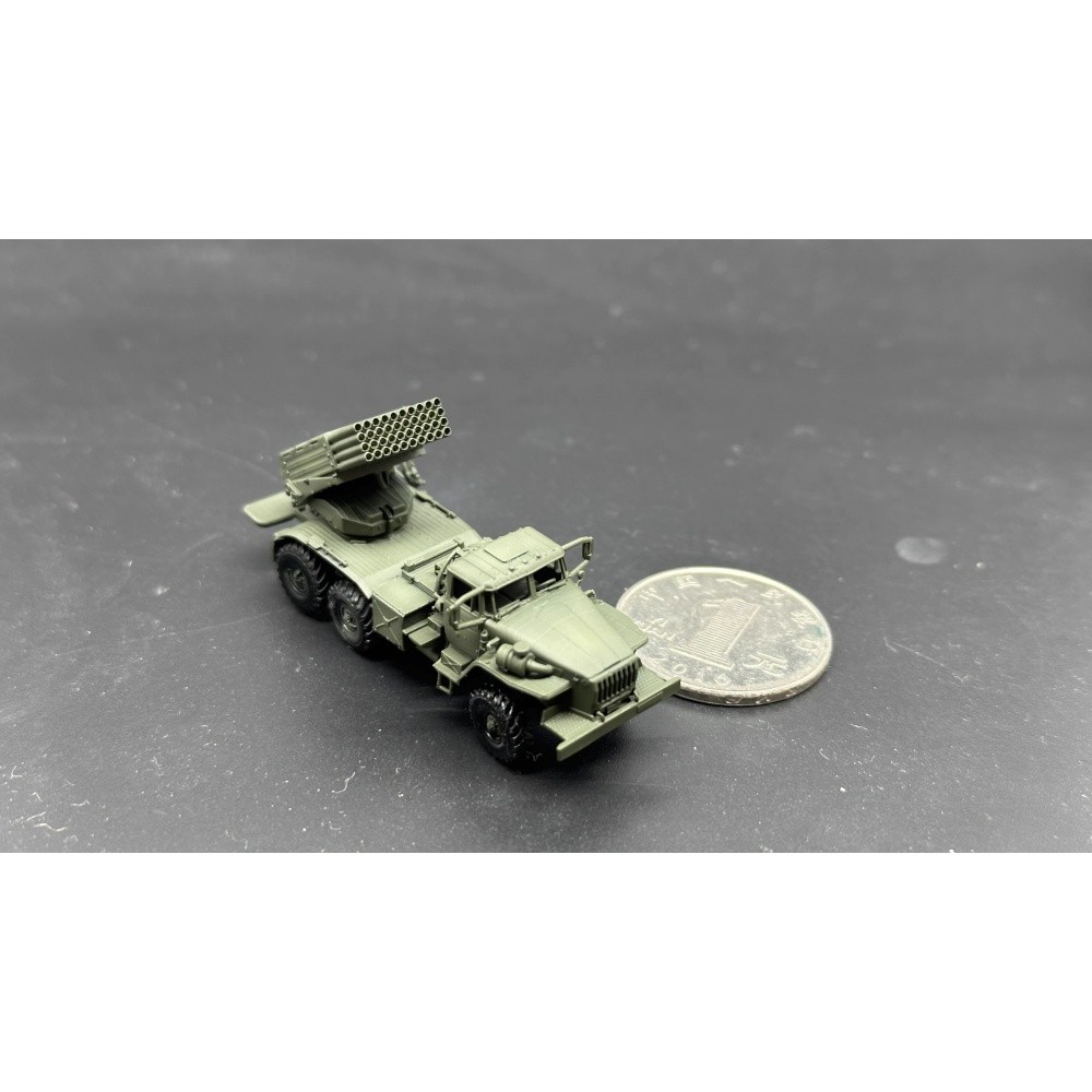 1/144 Soviet BM-21 Grad Multiple Rocket Launcher System Painted Finished Model