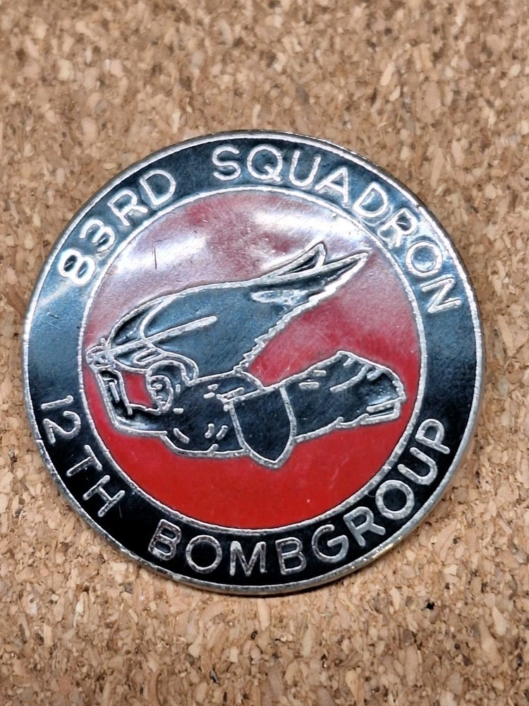 83 RD SQUADRON 12TH BOMBGROUP PIN