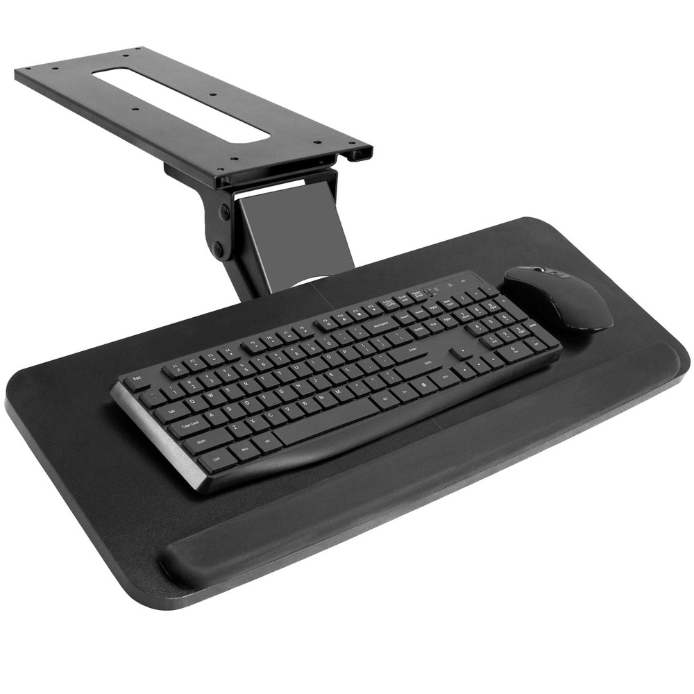VIVO Adjustable Computer Keyboard & Mouse Platform Tray Ergonomic Under Table De