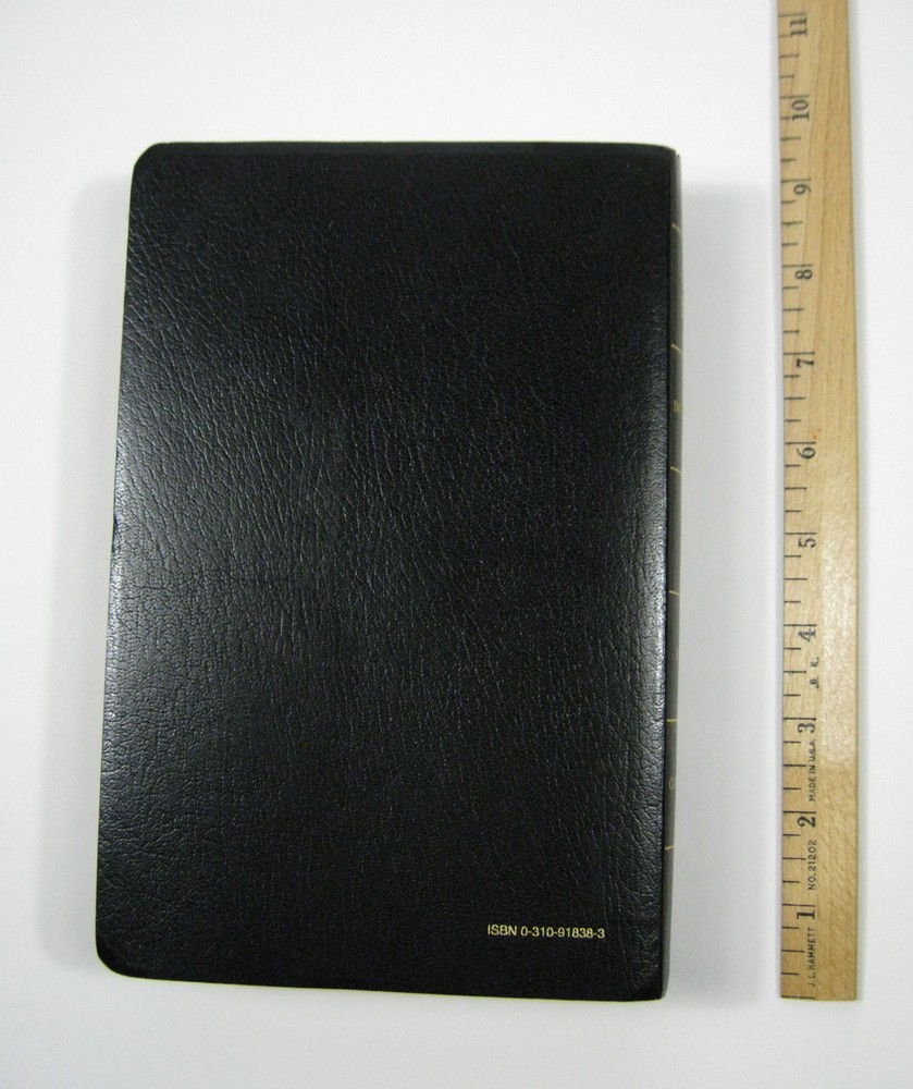 New International Version Reference Imitation Leather Black 1994 Softcover