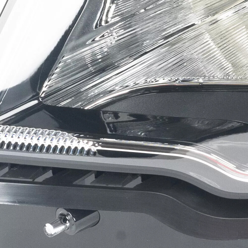 Halogen Headlight For 2017-2021 Jeep Compass Driver Left Side Chrome with Bulb