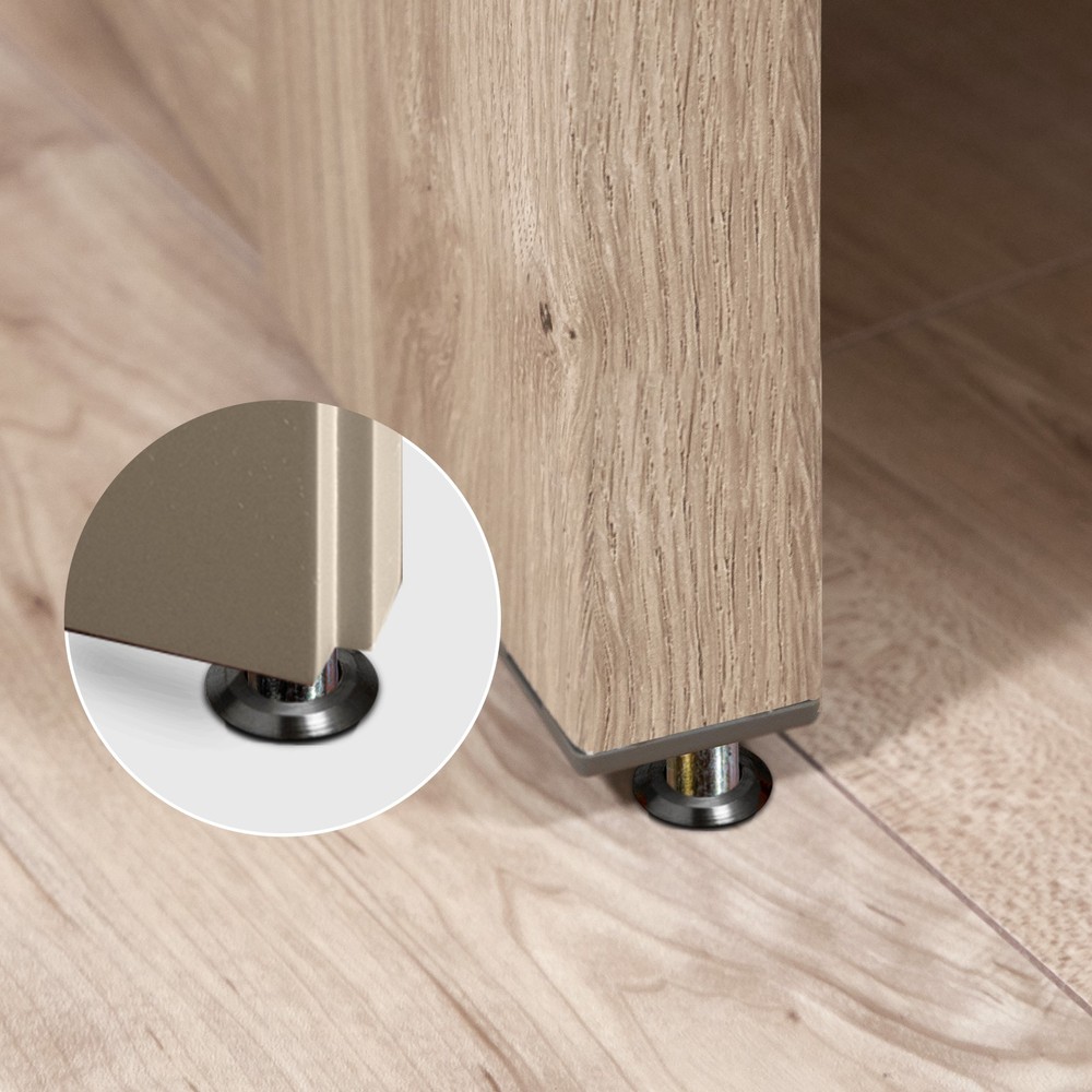 0.79" Door Latch Dust Protector, Dust-Proof Sliding Lock Insert, Silver