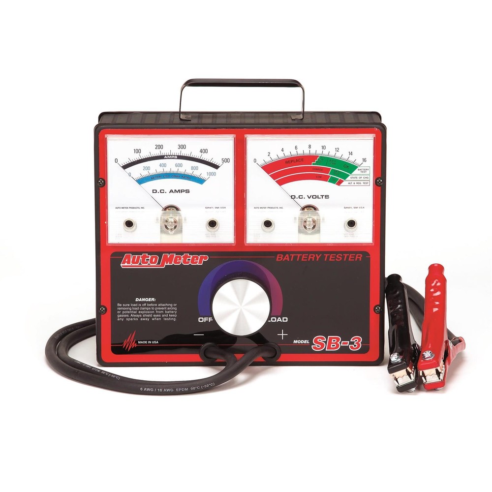 AutoMeter SB-3 500 Amp Variable Load Battery/Electrical Tester