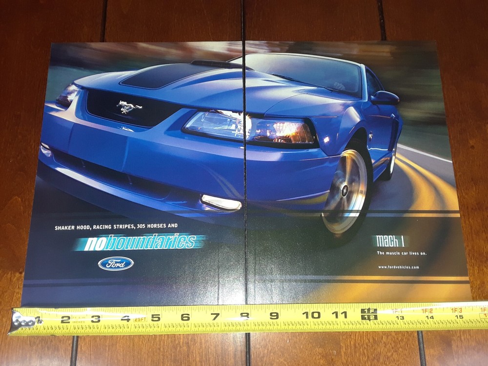2003 MUSTANG MACH 1 ORIGINAL 2 PAGE AD