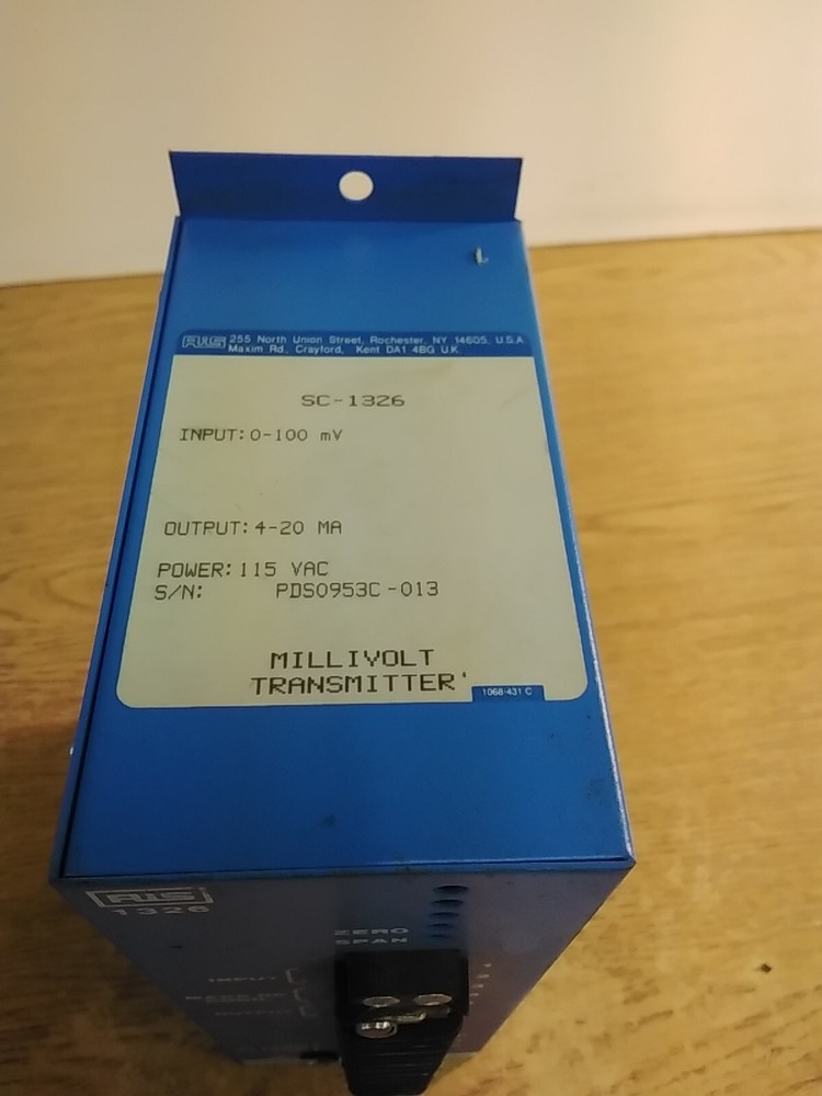 RIS Millivolt Transmitter SC-1326 115VAC