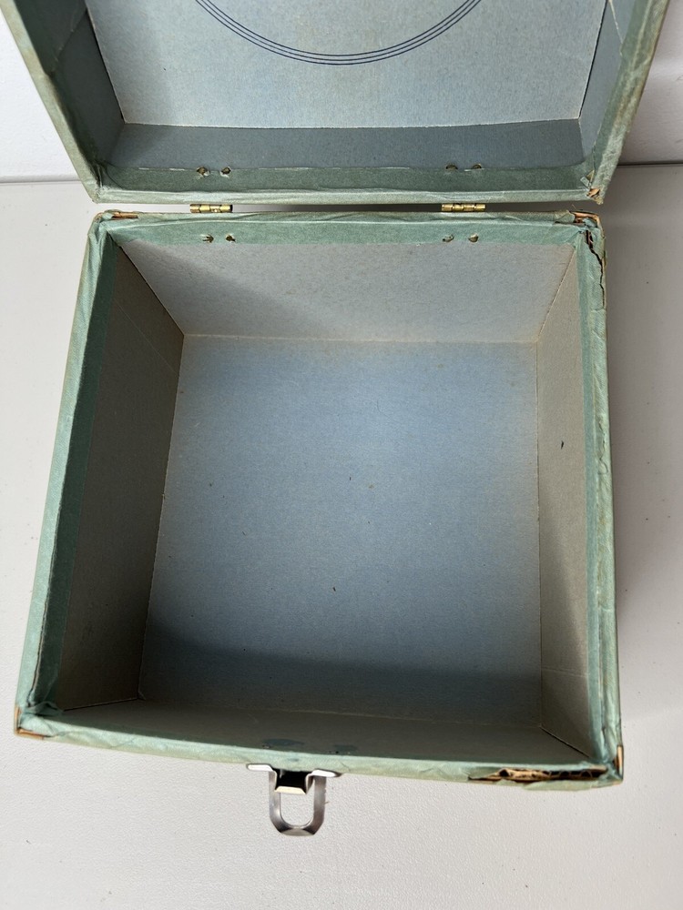Vintage Dritz Sewing Pattern Green File Folder Box
