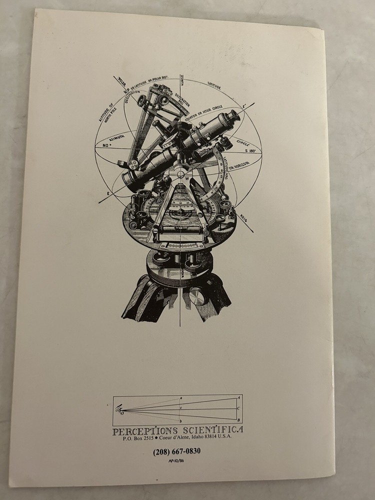 Perceptions Scientifica Winter 86/87, Catalog #2