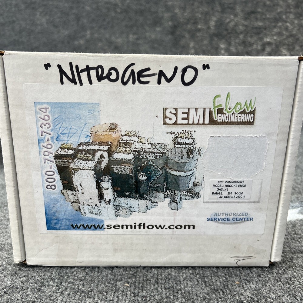 Brooks 5850E Instrument Mass Flow Controller N2 Nitrogen New