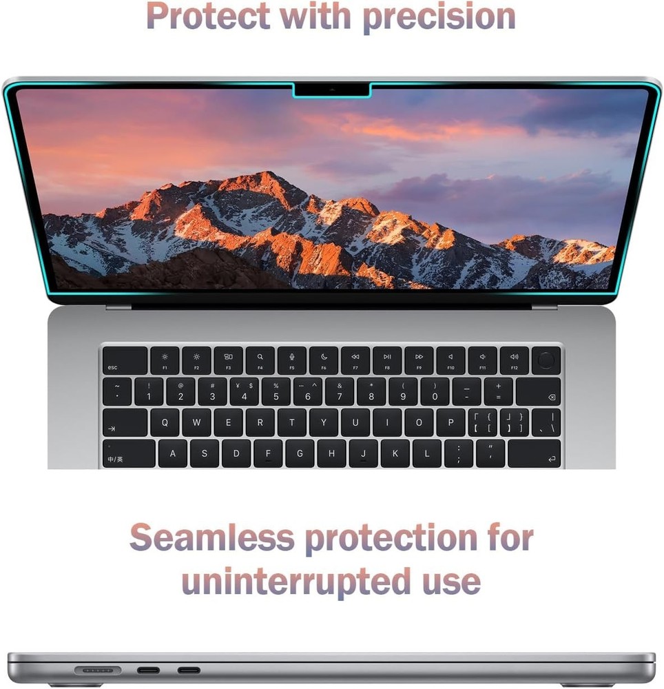 2-Pack Anti Blue Light Matte Screen Protector for MacBook Pro 15 (2016-2019)