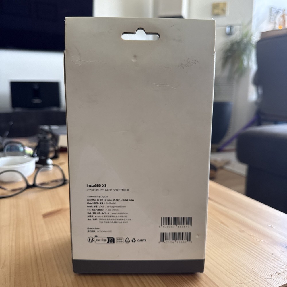 Insta360 - X3 Invisible Dive Case - Clear