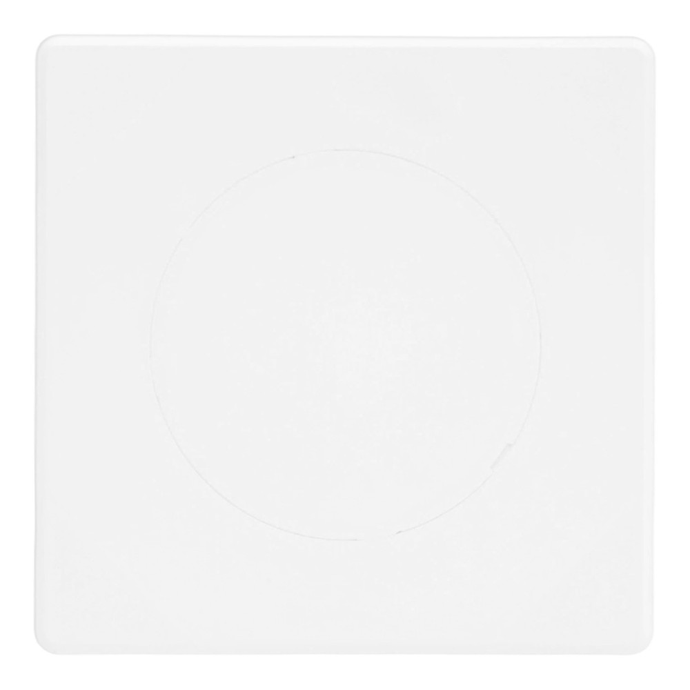1-Pack Access Panel for Drywall, 4x4" Plastic Removable [White, Round]