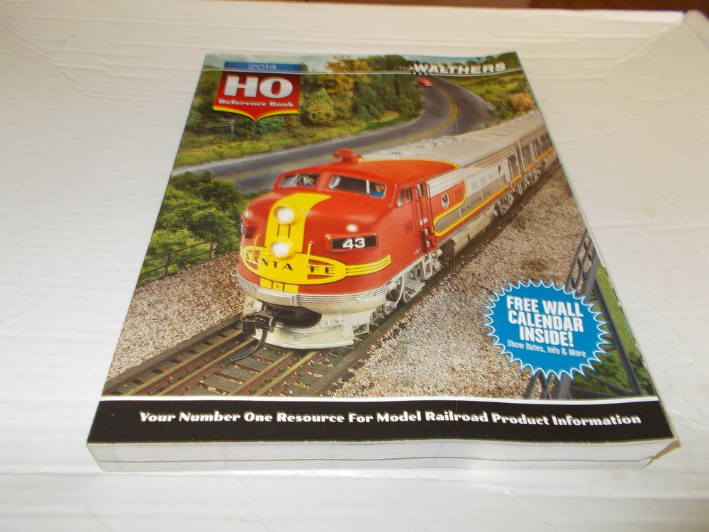 WALTHERS 2014 HO MODEL RAILROAD REFERENCE BOOK,BRAND NEW.