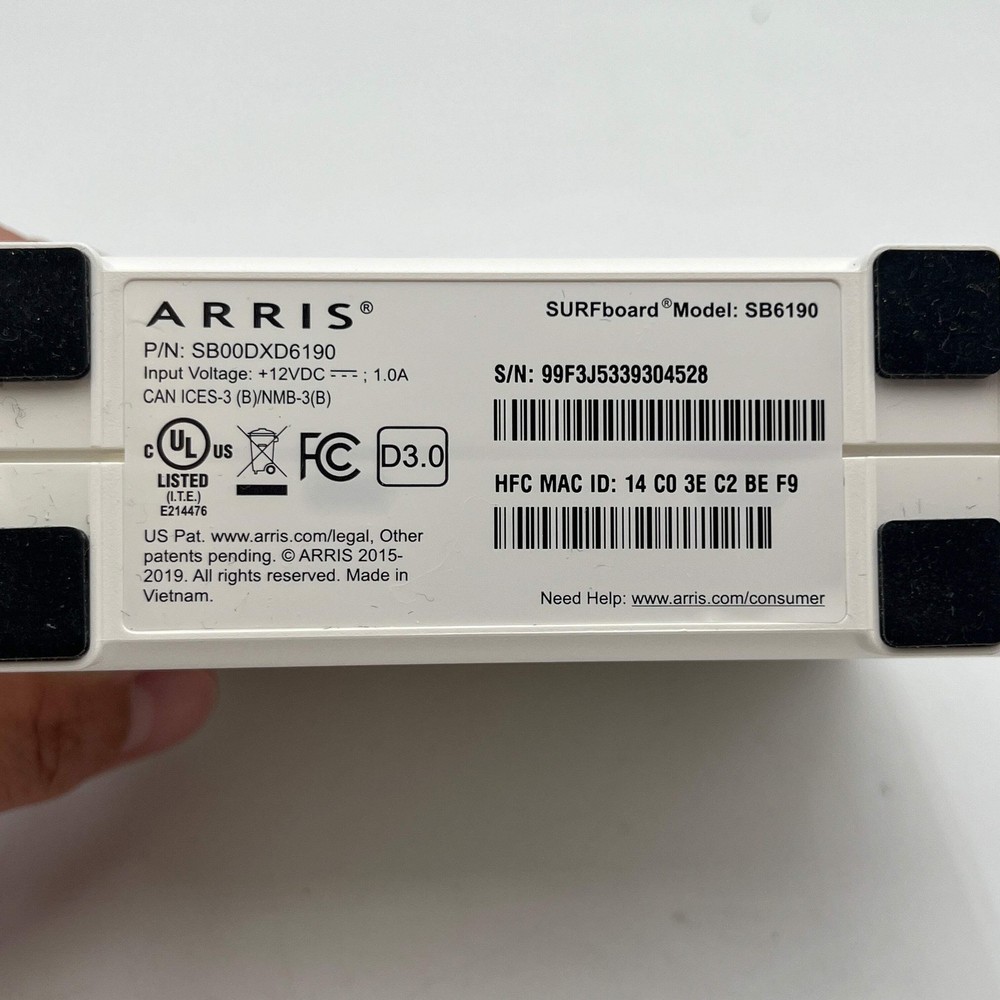 ARRIS Surfboard Docsis 3.0 Cable Modem