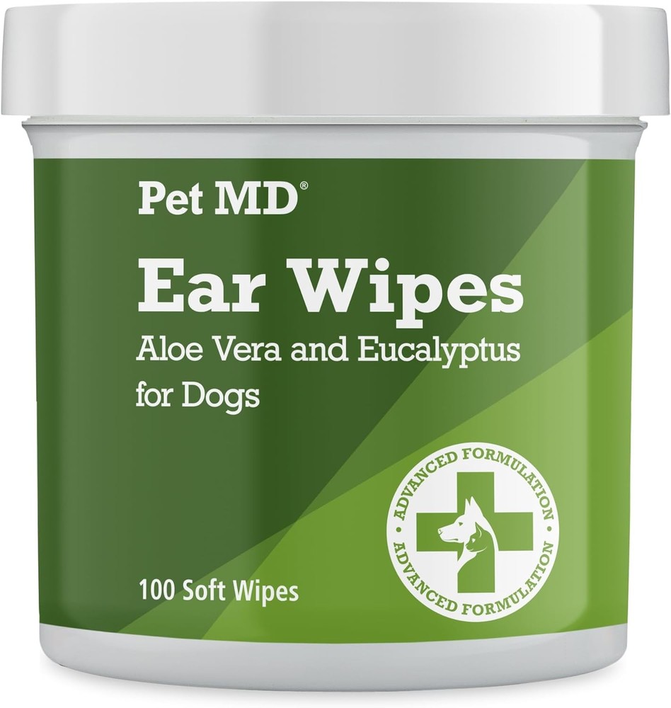 Dog Ear Cleaning Wipes Otic 100 Count Aloe Eucalyptus