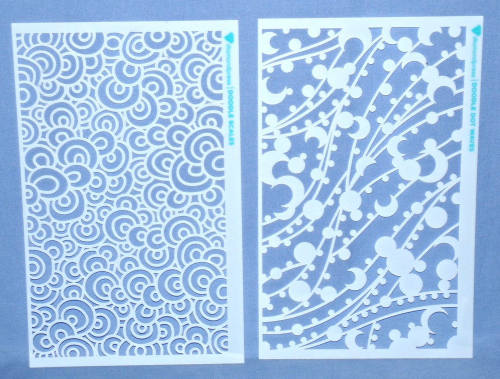 Diamond Press Abstract Patterns Stencils 9 single stencils All New Free Ship